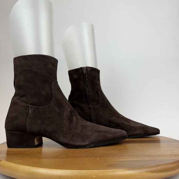 Steve Madden Shoes - New Womens Steve Madden Dusty Brown Leather Comfort Casual Ankle Boots Size 9 M